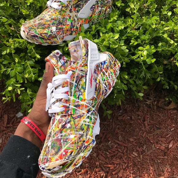 Custom Splatter Nike Huaraches Paint Splattered - Picture 7 of 7